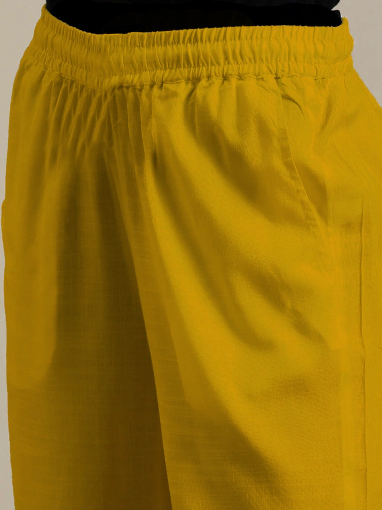 Women’s Premium Cotton Pants - Gold