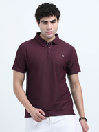 Buy Men's 2XL Collared Polo Tees Online From My IBX Store - Burgundy & Yellow