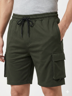 Men’s Cargo Pocket Shorts | Relaxed Fit Casual Wear - Green