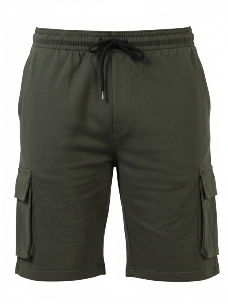 Men’s Cargo Pocket Shorts | Relaxed Fit Casual Wear - Green