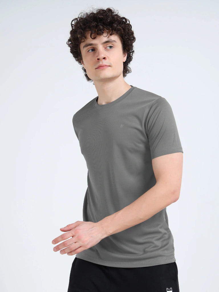 Men’s CHAMPION Athleisure Round Neck T-Shirt - Gray