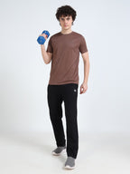 Men’s CHAMPION Athleisure Round Neck T-Shirt - Brown