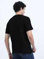 Classic Cotton Round Neck T-Shirt - Black