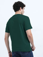 Classic Cotton Round Neck T-Shirt - Dark Green