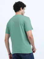 Classic Cotton Round Neck T-Shirt - Light Green