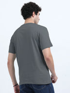 Classic Cotton Round Neck T-Shirt - Gray