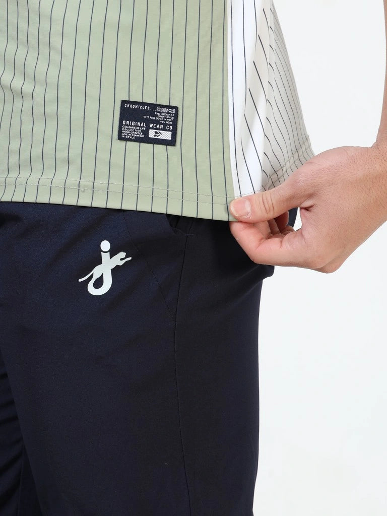 Athleisure Round Neck T-Shirt - Off White