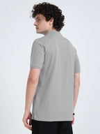 Men’s Combed Cotton Polo T-Shirt - Gray