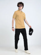 Men’s Combed Cotton Polo T-Shirt - Sandal