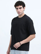 Men’s Cotton Loop Knit Embossed - Black