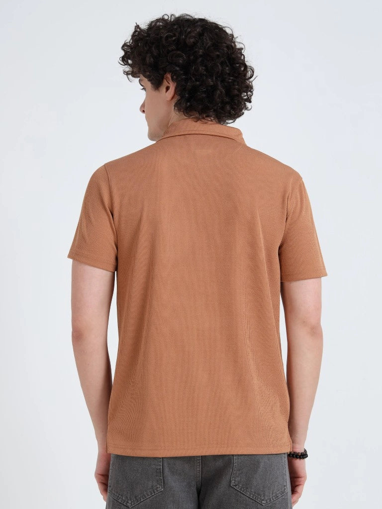 IBX Men’s Drop Needle Polo - Maroon