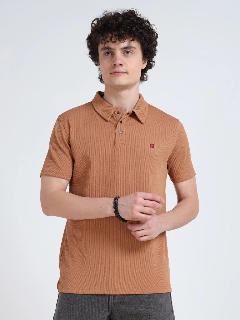 IBX Men’s Drop Needle Polo - Maroon