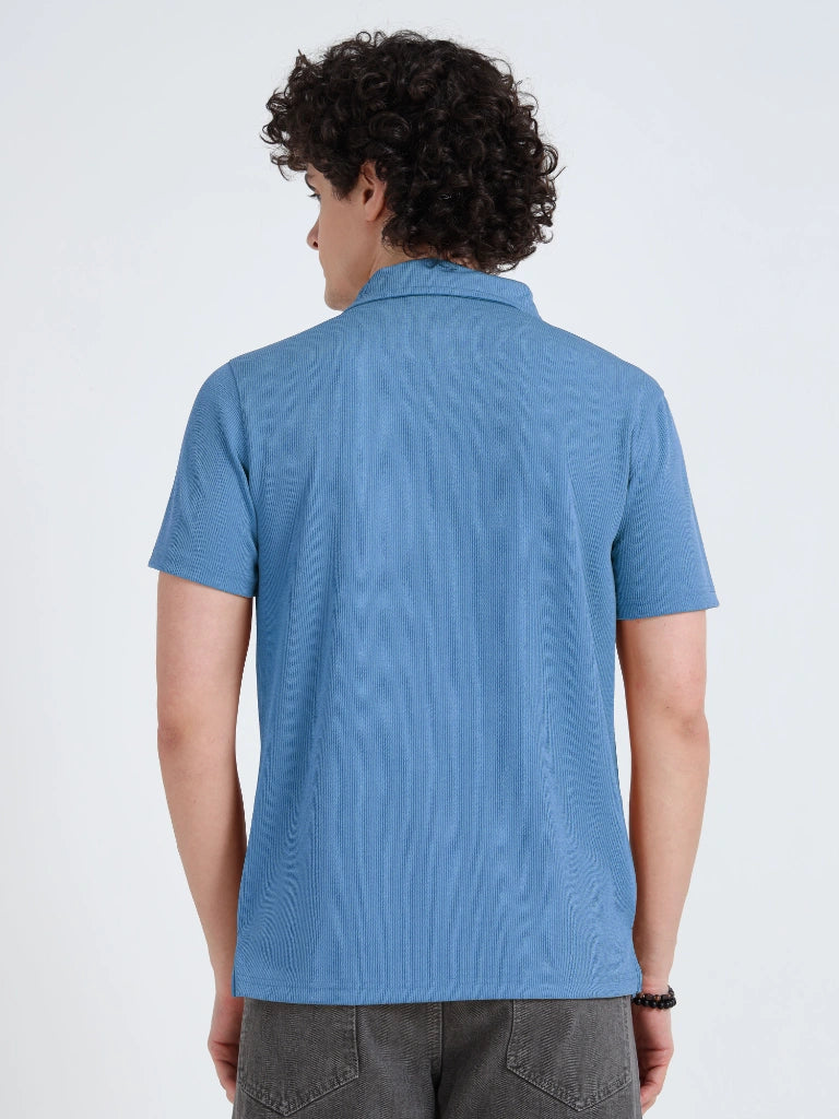 IBX Men’s Drop Needle Polo - Blue