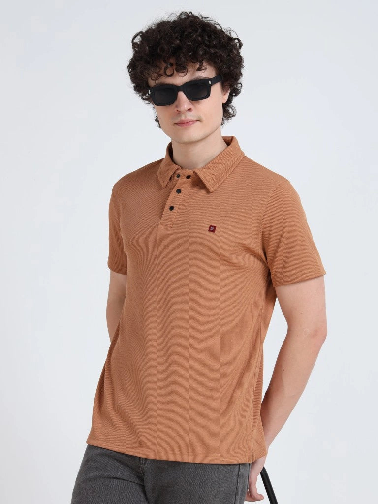 IBX Men’s Drop Needle Polo - Maroon