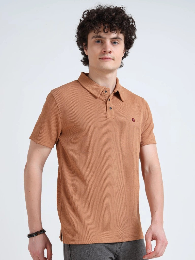 Men’s Drop Needle Polo - Maroon