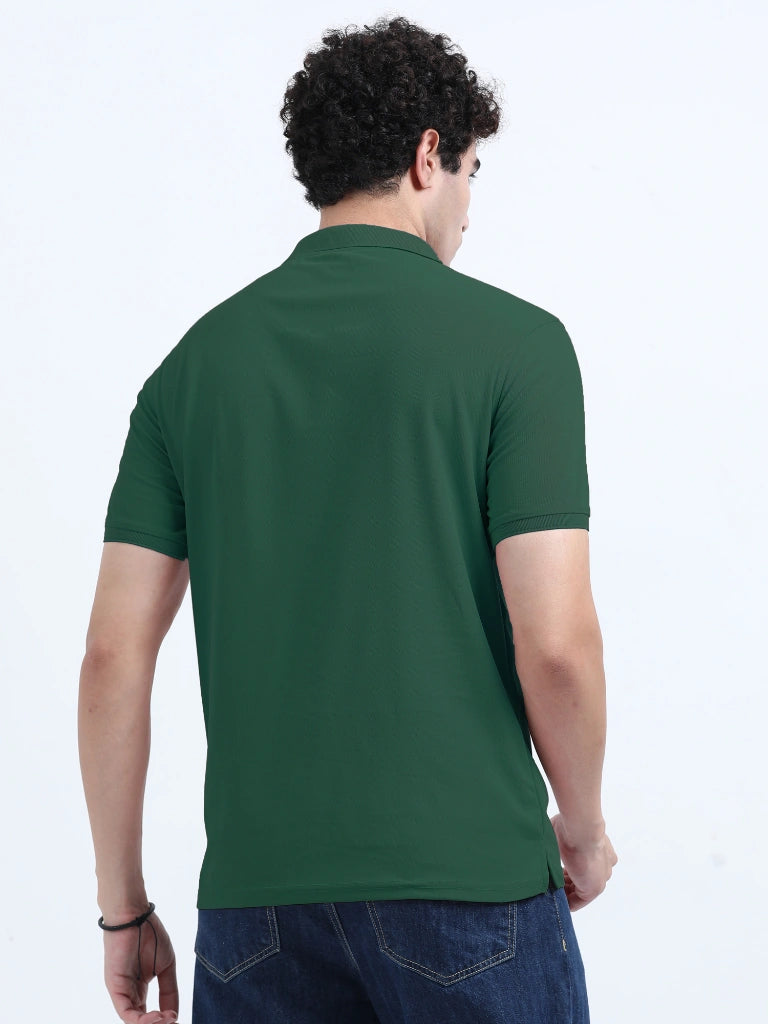 Men’s Poly Cotton Pocket T-Shirt - Green