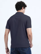 Men’s Poly Cotton Pocket T-Shirt - Navy
