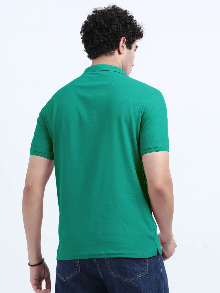 Men’s Poly Cotton Pocket T-Shirt - Sea Foam Green
