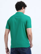 Men’s Poly Cotton Pocket T-Shirt - Sea Foam Green