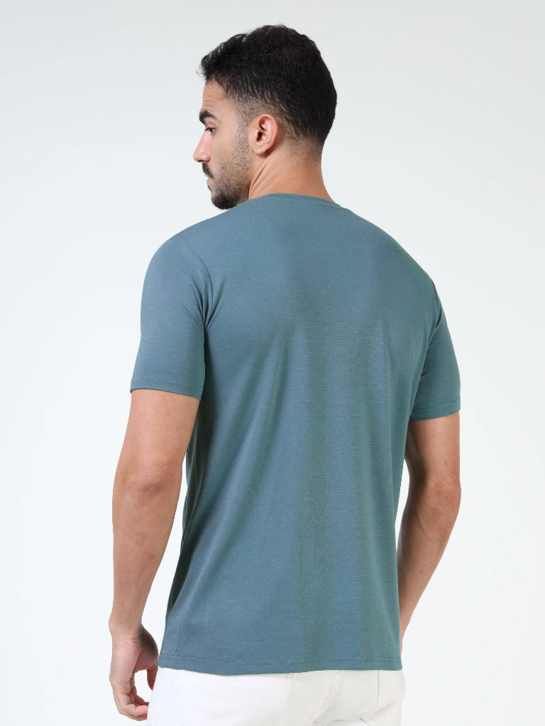 Ultra-Soft Tencel Cotton T-Shirt - Blue
