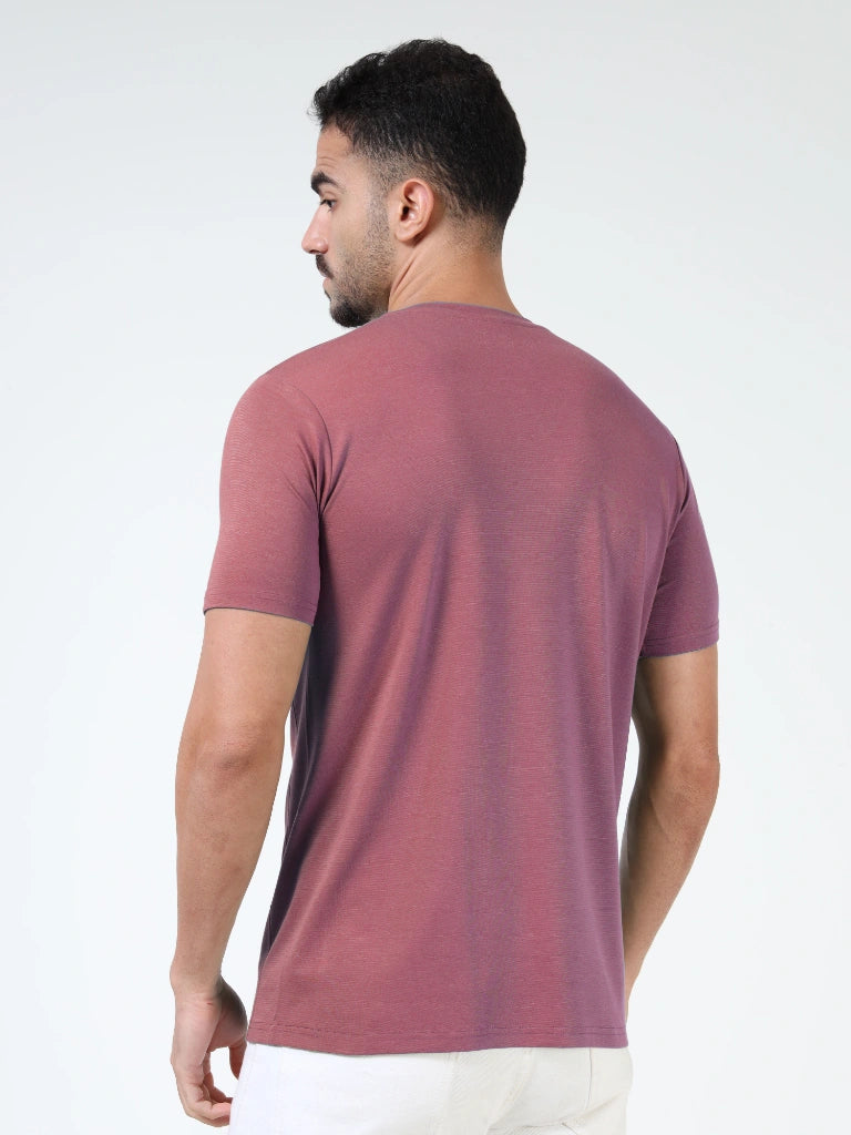 Ultra-Soft Tencel Cotton T-Shirt - Maroon