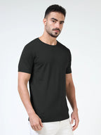Ultra-Soft Tencel Cotton T-Shirt - Black