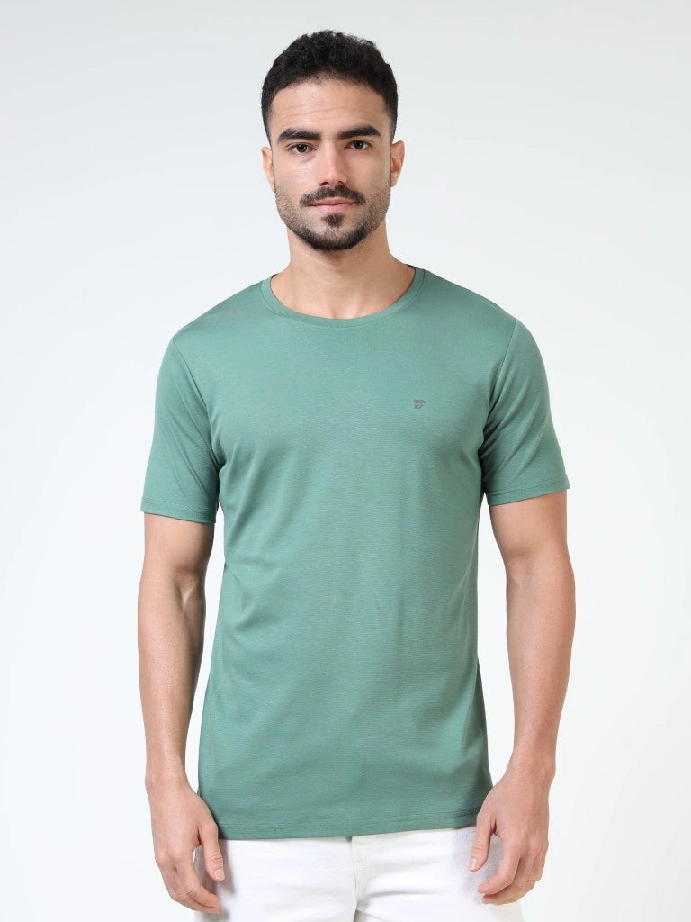 Ultra-Soft Tencel Cotton T-Shirt - Green
