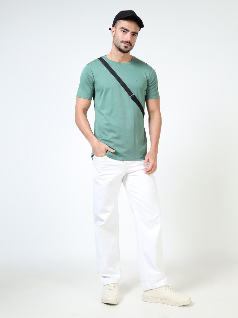 Ultra-Soft Tencel Cotton T-Shirt - Green