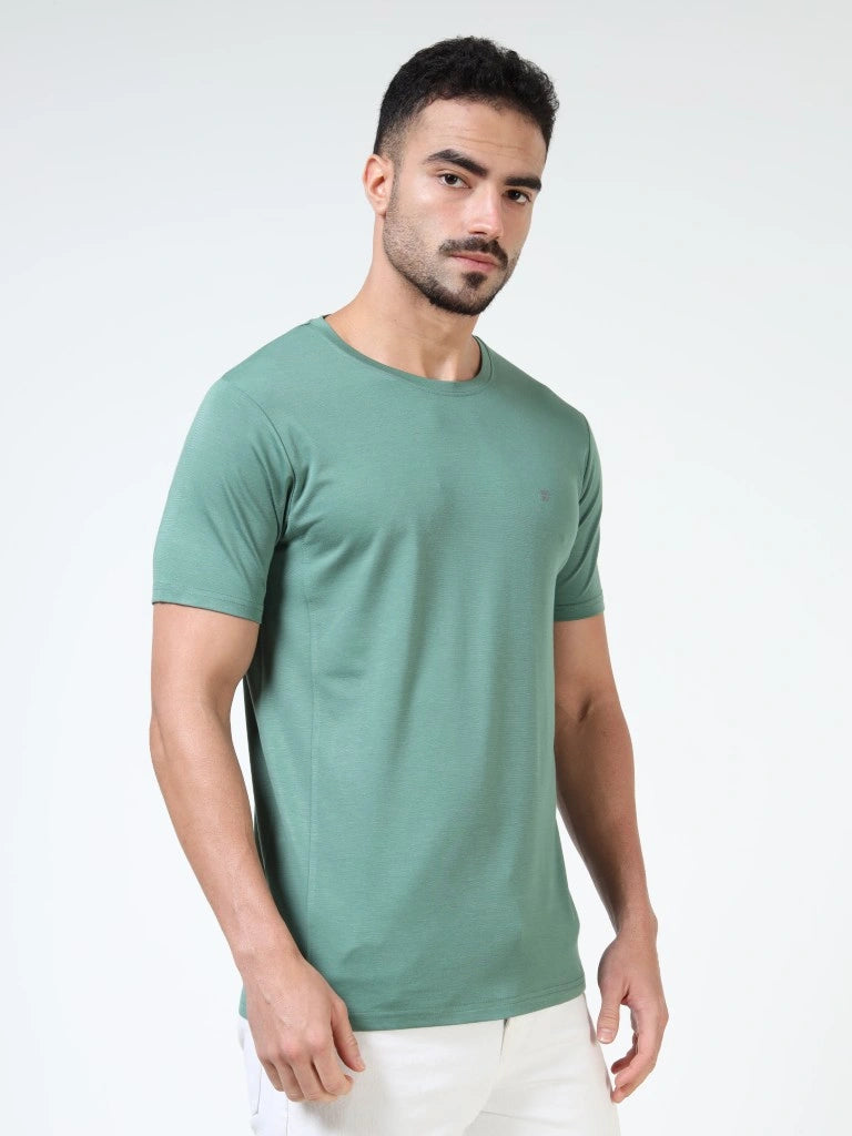 Ultra-Soft Tencel Cotton T-Shirt - Green