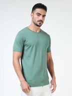 Ultra-Soft Tencel Cotton T-Shirt - Green