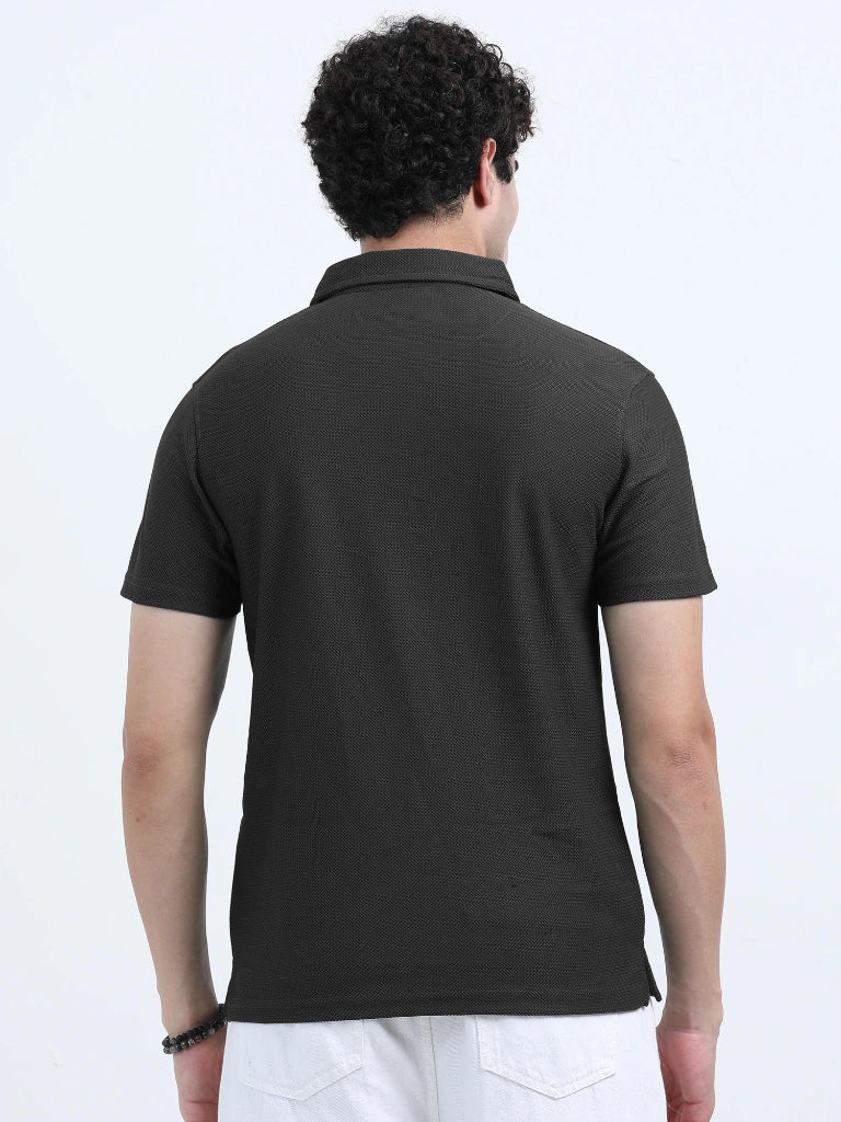 Men's Style Polo T-Shirt - Black