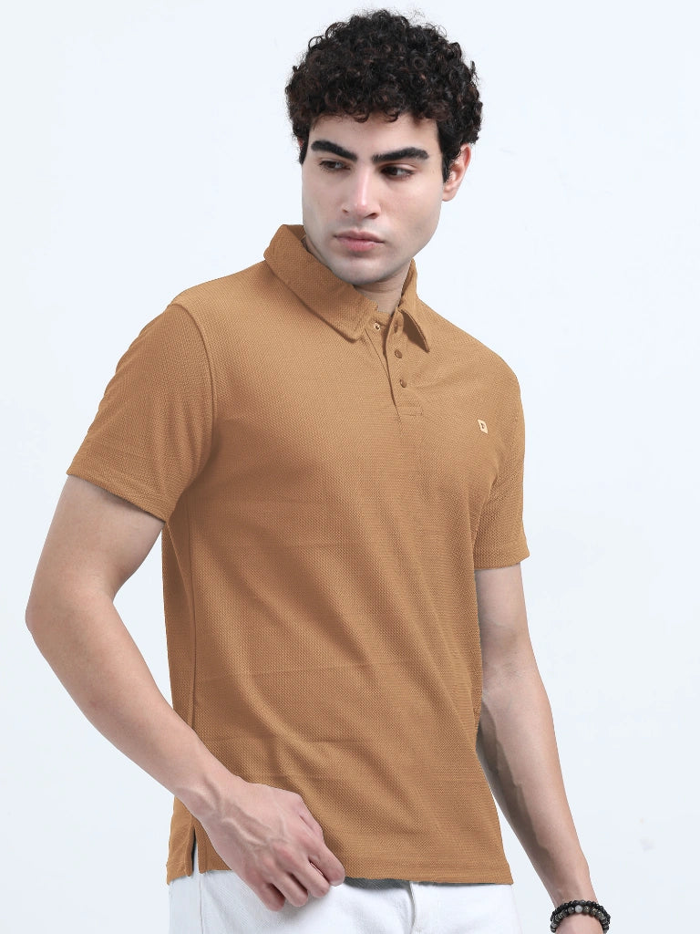 Men's Style Polo T-Shirt - Sandal