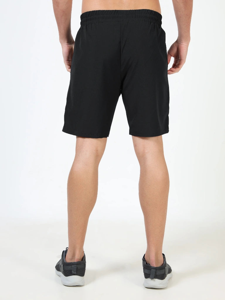 men's ns stretch shorts black full body view buy online - Black