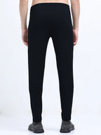 men’s premium dry fit track pants breathable performance elevated comfort back view shop online india - Midnight Navy