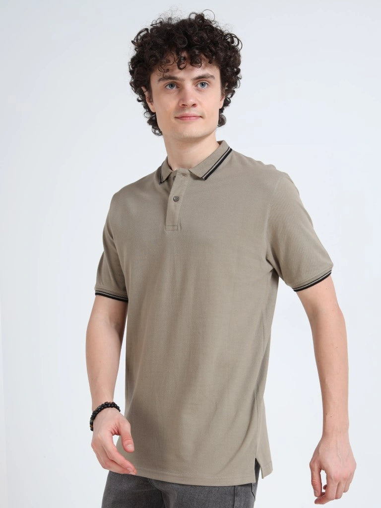 shop online men's new style polo t cotton buy online - Floral