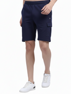 Premium Cotton Cargo Shorts My IBX - Blue & Gray 