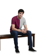 Shop men’s round neck combo t shirts in soft cotton - Pink & Red 