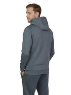 Shop Men's Poly Grindel Hoodie With Full Zip Left View - Gray 
