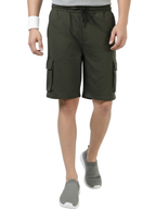 Men’s Cargo Pocket Shorts | Relaxed Fit Casual Wear - Green