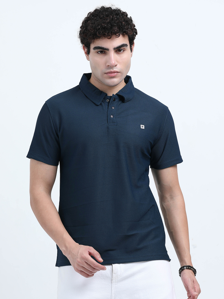 Shop Solid Premium Cotton Combo Tees For Men's My IBX - Burgundy & Blue