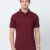 Eco polo T-shirt Maroon colour with pocket