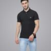 Poly Polo Black T-Shirt | ibx