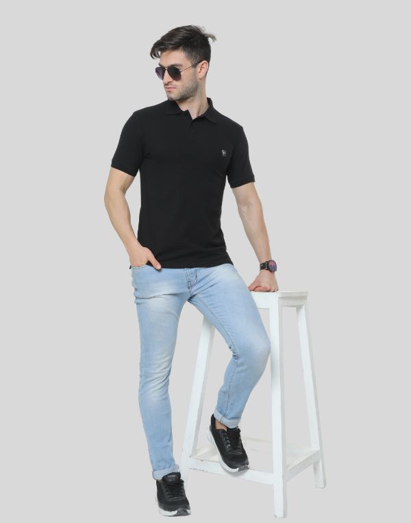 Polo Black T-Shirt | ibx