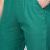 Olive Green Women Straight Pant