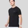 Black Round Neck T-Shirt | ibx