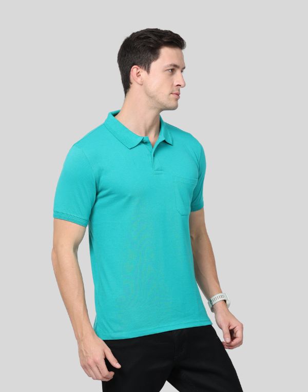 Turquoise Polo WP T-Shirt | ibx