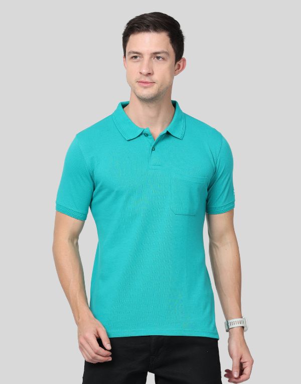 Turquoise Polo WP T-Shirt | ibx