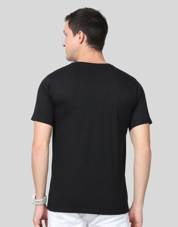 Black Round Neck T-Shirt | ibx