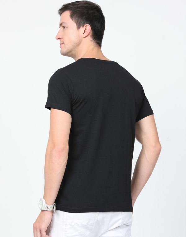 Eco Black Round Neck T-Shirt | ibx