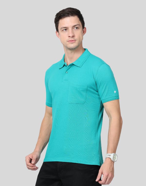 Turquoise Polo WP T-Shirt | ibx